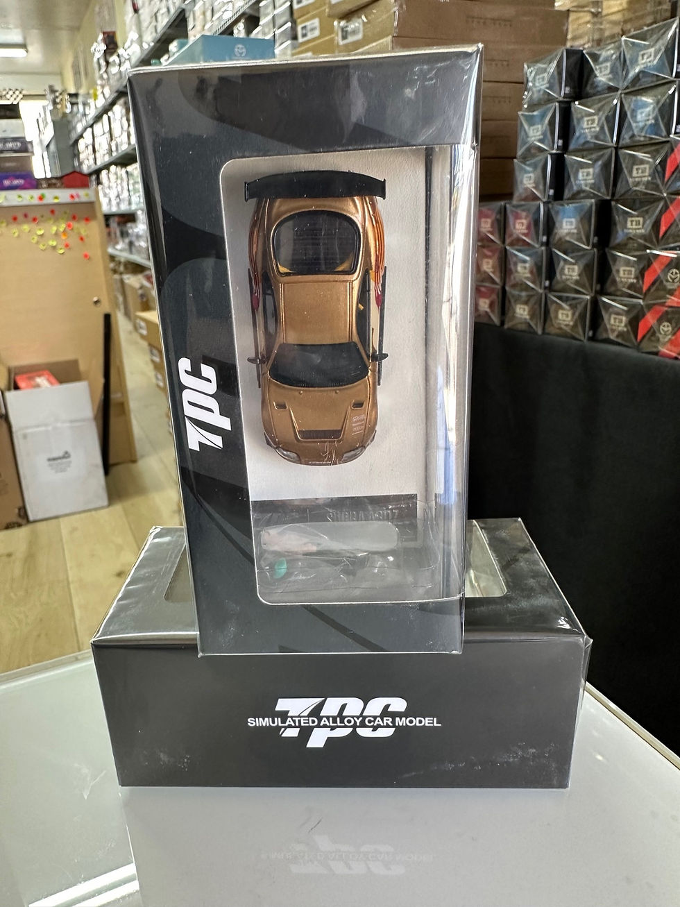 Thumbnail: TOYOTA SUPRA A80Z FAST & FURIOUS WITH DOM FIGURE 1/64 DIECAST CAR BY TPC