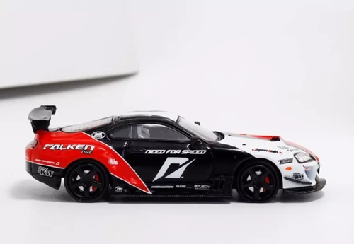 TOYOTA SUPRA A80Z NEED FOR SPEED WITH FIGURE 1/64 DIECAST CAR BY