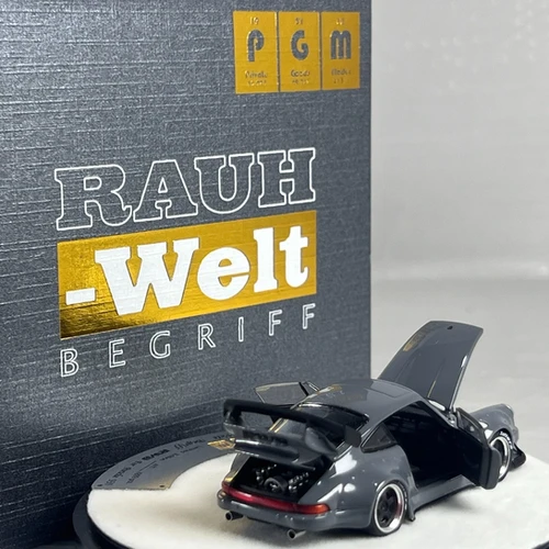 PORSCHE RWB 930 CEMENT GRAY WITH FULL OPENINGS 1/64 DIECAST
