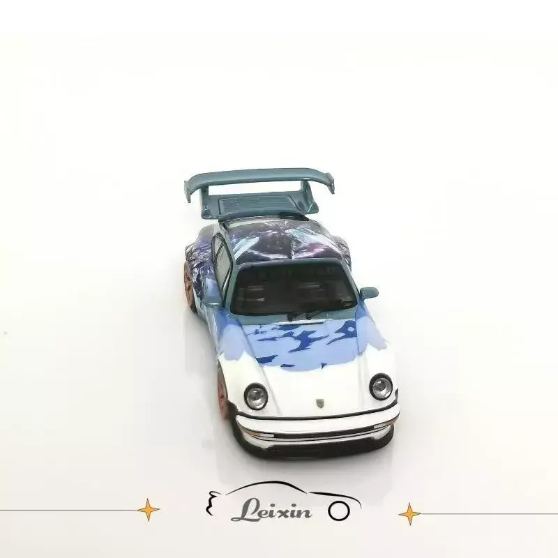 Thumbnail: PORSCHE SINGER TURBO STUDY 930 MECHA REMOVABLE TAIL 1/64 DIECAST CAR BY LEI XIN
