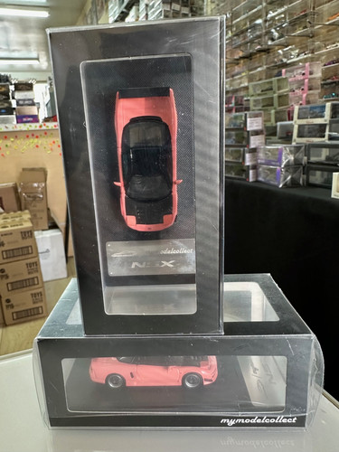 HONDA NSX MK1 NA1 PINK WITH CARBON HOOD 1/64 DIECAST CAR BY MY
