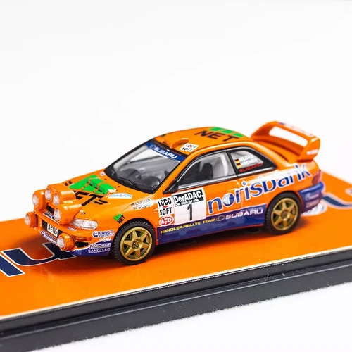 ミニカー rally car collection SUBARU 1/64 CM's SUBARU IMPREZA WRX STI WRC 22B Acropolis Rally T.Arai