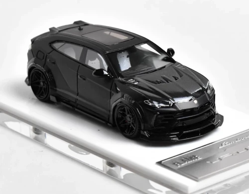 LAMBORGHINI URUS LBWK SUV MATTE BLACK 1/64 RESIN CAR MODEL BY