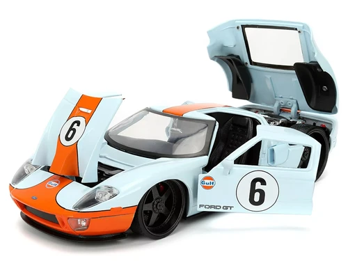 Jada Toys 2005　フォード GT - ガルフ 2005 Ford GT Gulf #6 Diecast Model Car | Jada Toys