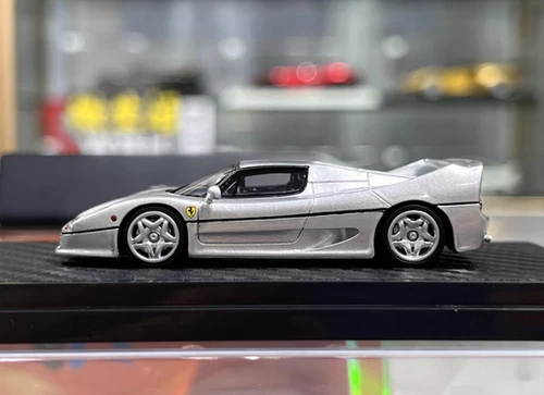 FERRARI F50 SILVER1/64 RESIN CAR MODEL BY NICE AUTO 99 MADE | JVK Toys