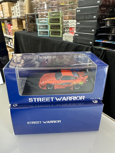 PORSCHE RWB 993 HIGH TAIL ORANGE FAST & FURIOUS 1/64 CAR BY STREET
