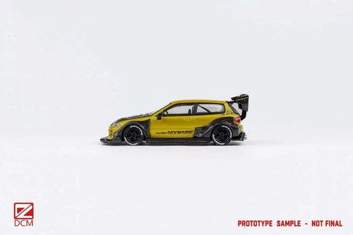 KEVMANNZ 1996 シビックEG6 ミニカー 1:64 1:64 DCM Civic EG6 Kevmannz Wide Body Diecast Metal Car