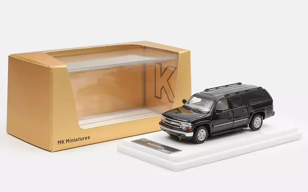 Thumbnail: 2003 CHEVROLET SUBURBAN SUV BLACK 1/64 SCALE DIECAST MODEL BY MK MINIATURES MK