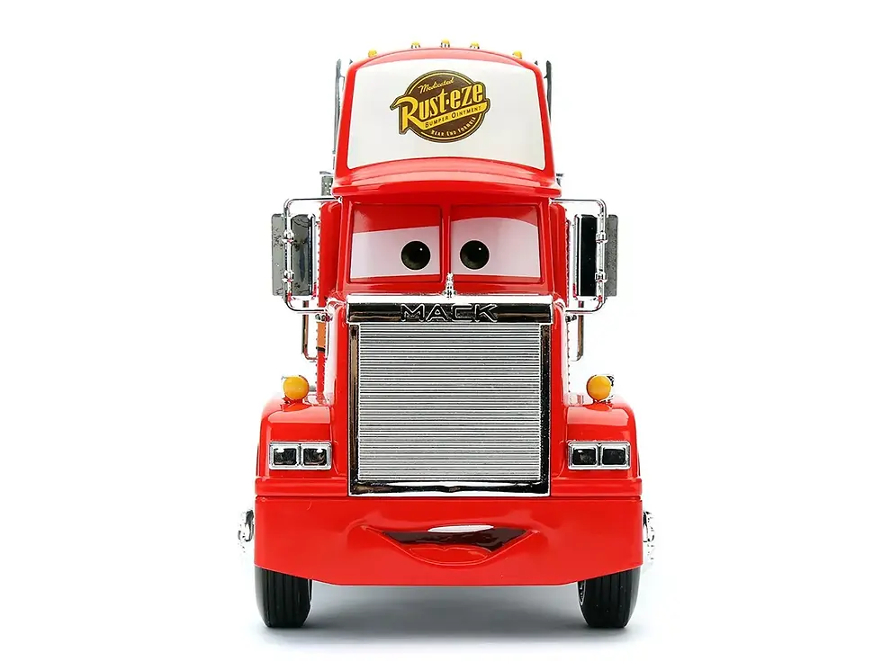 Thumbnail: MACK TRUCK #95 RED DISNEY PIXAR CARS MOVIE 1/24 DIECAST BY JADA TOYS 98103