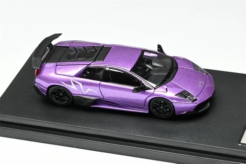LAMBORGHINI MURCIELAGO LP670 SV PURPLE REAR OPENS 1/64 DIECAST CAR LAMBORGHINI MURCIELAGO LP670 SV PURPLE REAR OPENS 1/64 DIECAST CAR