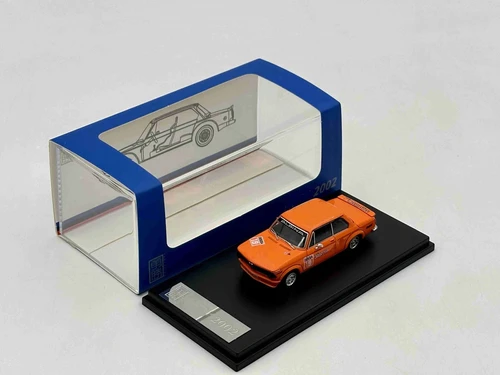 BMW 2002 TURBO ORANGE JAGERMEISTER 1/64 DIECAST CAR MODEL BY YS