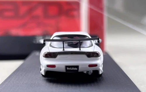 MAZDA RX-7 VEILSIDE WHITE 299 PCS 1/64 SCALE DIECAST CAR MODEL BY