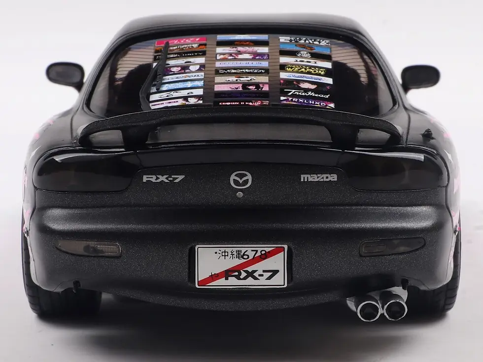 Thumbnail: 1994 MAZDA RX7 FDRS RHD ITASHA CLUB BLACK 1/18 DIECAST CAR BY SOLIDO S1810605