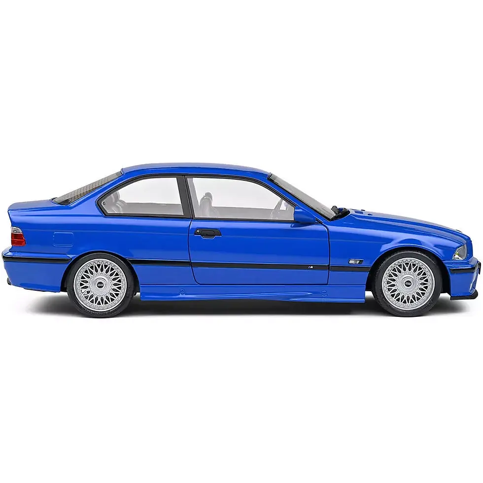 Thumbnail: 1996 BMW E36 M3 COUPE SANTORIN BLUE 1/18 DIECAST CAR MODEL BY SOLIDO 1803912