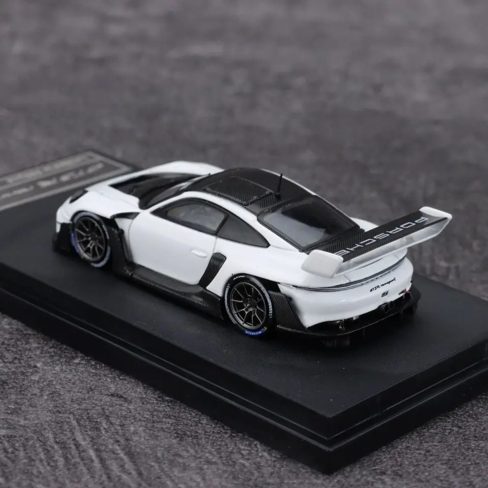 Thumbnail: PORSCHE 911 992 GT3 R RENNSPORT WHITE 1/64 DIECAST CAR BY HKM MODEL
