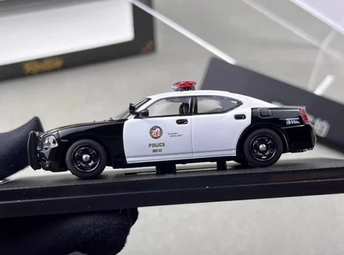 Modellino Rollin 1/64 – Dodge Charger Polizia LAPD 2008 – Auto In Lega – Regalo