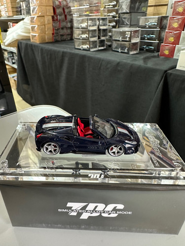 TPC 488ピスタスパイダー フェラーリ 1/64 赤 0 TPC Pista ミニカー