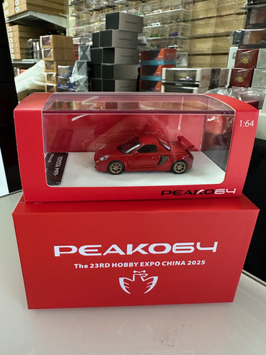 TOYOTA MR-S RED HOBBY EXPO CHINA HEC 1/64 DIECAST CAR BY PEAKO 888