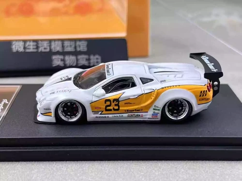 OROCHI LBWK YELLOW FLASH#23 SUPER RACING 1/64 DIECAST CAR MODEL BY