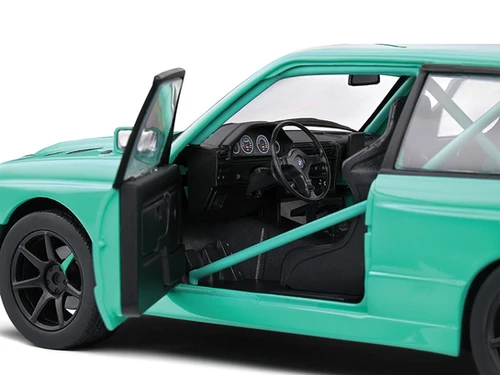 1990 BMW E30 M3 CUSTOM DRIFT MISSILE BLUE 1/18 CAR BY SOLIDO