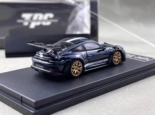 PORSCHE 911 992 GT3 RS METALLIC GENTIAN BLUE 1/64 DIECAST CAR