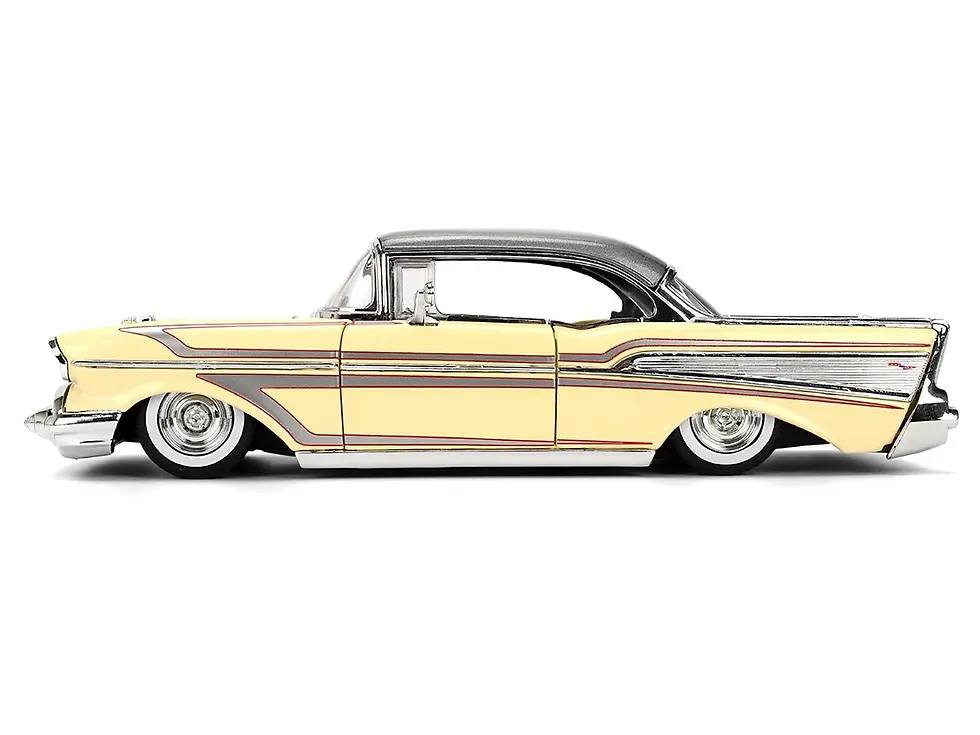 Thumbnail: 1957 CHEVROLET BEL AIR 1/24 DIECAST CAR MODEL BY JADA TOYS 36345