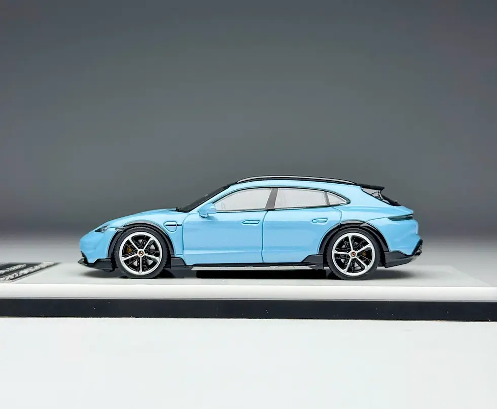 Thumbnail: PORSCHE TAYCAN TURBO S CROSS TURISMO ICE CRYSTAL BLUE 1/64 CAR BY AETHER FORGE