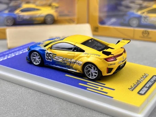 HONDA NSX #95 SPOON LIVERY 1/64 DIECAST CAR MODEL BY TIME MICRO TM