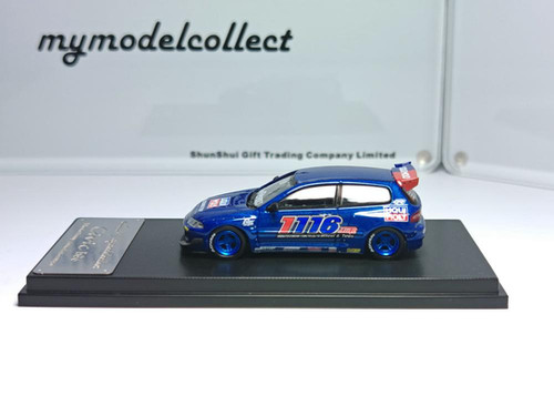 MC 1/64 ホンダ シビック EG6 1116Auto Garage 限定 HONDA CIVIC EG6 1116 AUTO GARAGE WHEEL 1/64 DIECAST CAR BY MY