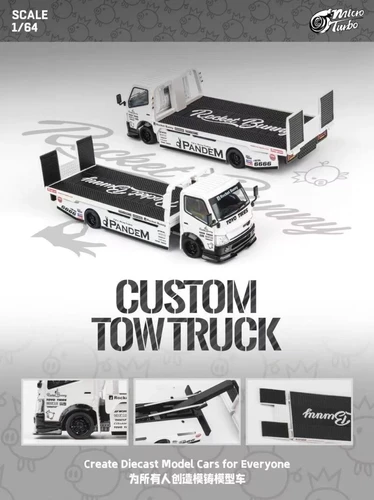 ROCKET BUNNY PANDEM CUSTOM TOW TRUCK WRECKER 1/64 DIECAST CAR BY