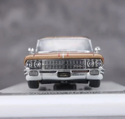 CADILLAC DEVILLE LOWRIDER METALLIC RED COPPER 1/64 DIECAST CAR BY