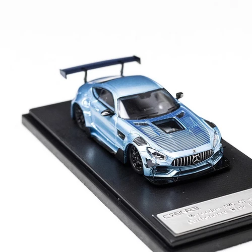 MERCEDES BENZ AMG GT S BLUE 1/64 DIECAST CAR MODEL BY RHINO MODELS