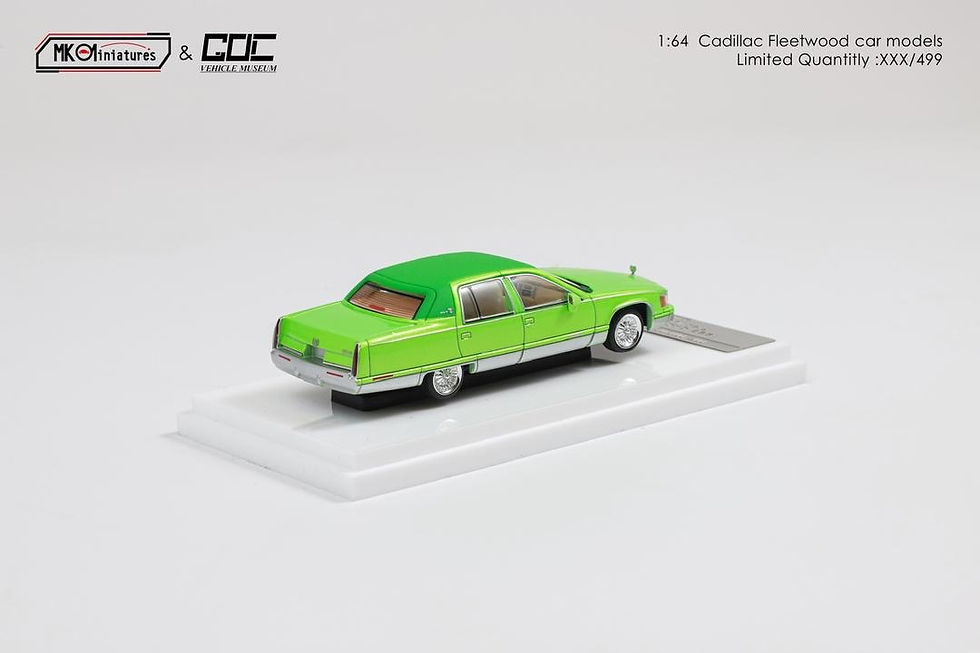 限定完売品‼️1/64 MK✕GOC　Cadillac　ローライダー 1/64 GOC & MK Miniatures Cadillac Fleetwood Lowrider (Purple