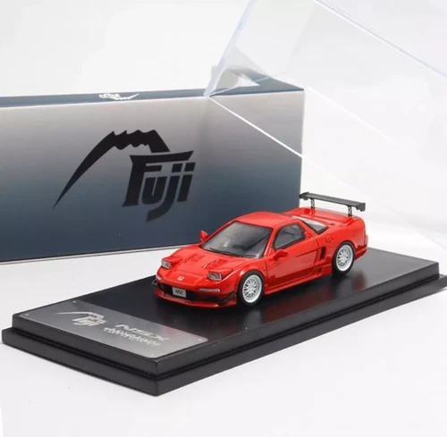 HONDA NSX MK1 NA1 RED WITH WHITE WHEELS 1/64 DIECAST CAR BY FUJI