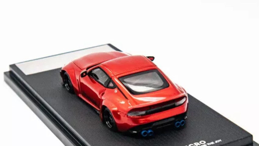 Thumbnail: NISSAN 400Z RED ROCKET BUNNY 499 MADE 1/64 SCLAE DIECAST CAR MODEL BY TIME MICRO