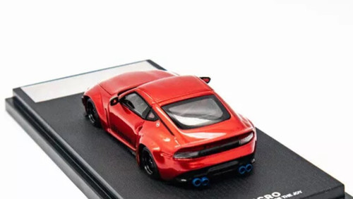 NISSAN 400Z RED ROCKET BUNNY 499 MADE 1/64 SCLAE DIECAST CAR MODEL
