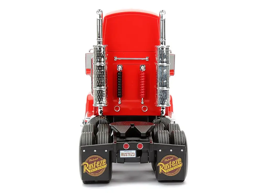 Thumbnail: MACK TRUCK #95 RED DISNEY PIXAR CARS MOVIE 1/24 DIECAST BY JADA TOYS 98103