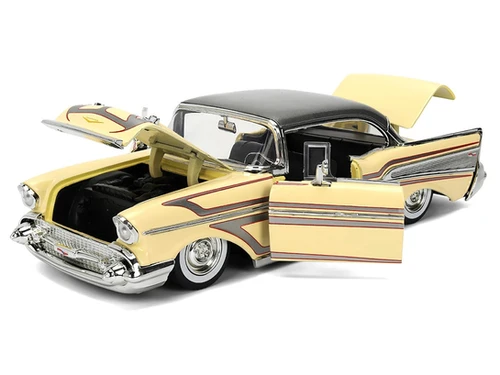 1957 CHEVROLET BEL AIR 1/24 DIECAST CAR MODEL BY JADA TOYS 36345