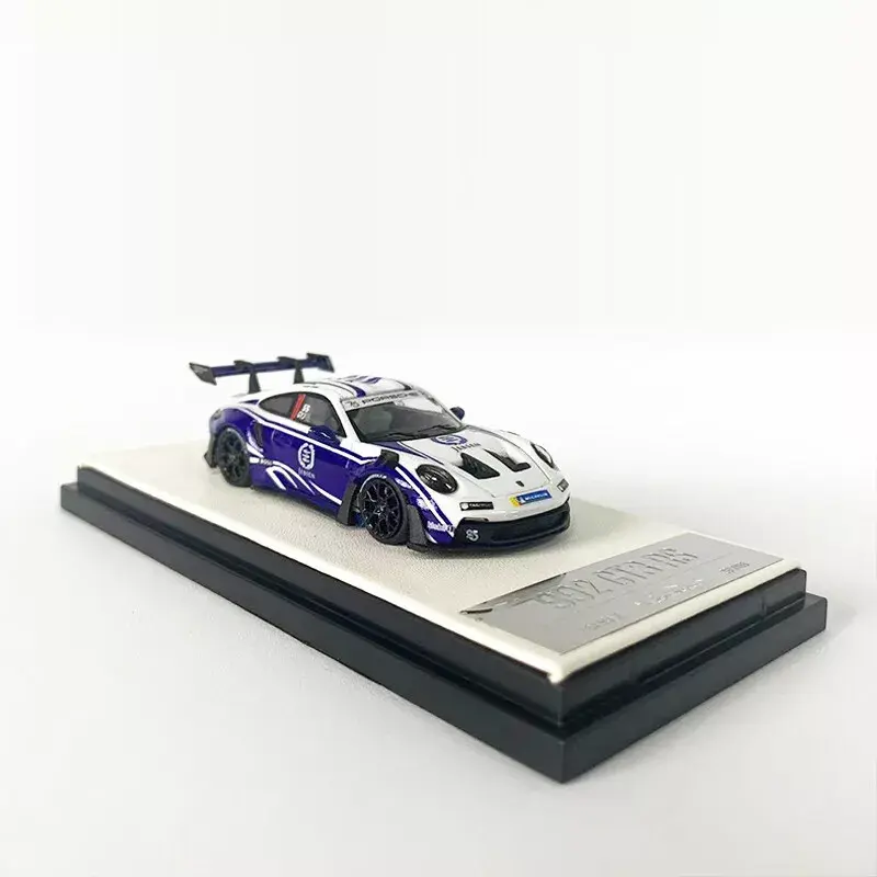 Thumbnail: PORSCHE 992 GT3 RS JEBSEN LIVERY WITH FIGURE  1/64 DIECAST CAR BY AURORA MODELS