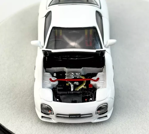PGM RX7 1/64 白 1/64 PGM Mazda RX-7 RX7 (White) Diecast Car Model
