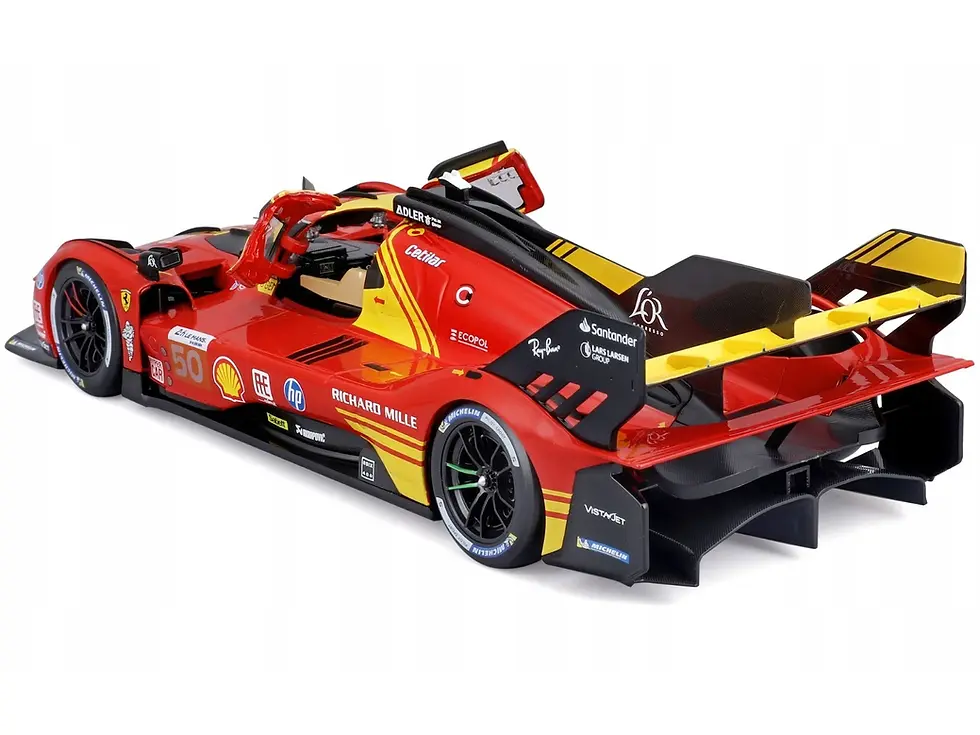 Thumbnail: FERRARI 499P #50 WINNER 24H LE MANS 2024 1/18 DIECAST CAR MODEL BY BBURAGO 16303
