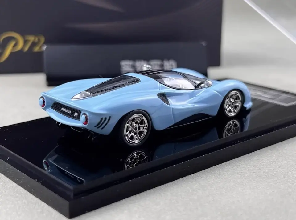 Thumbnail: P72 DE TOMASO BLUE 1/64 SCALE DIECAST CAR MODEL BY MIRAGE