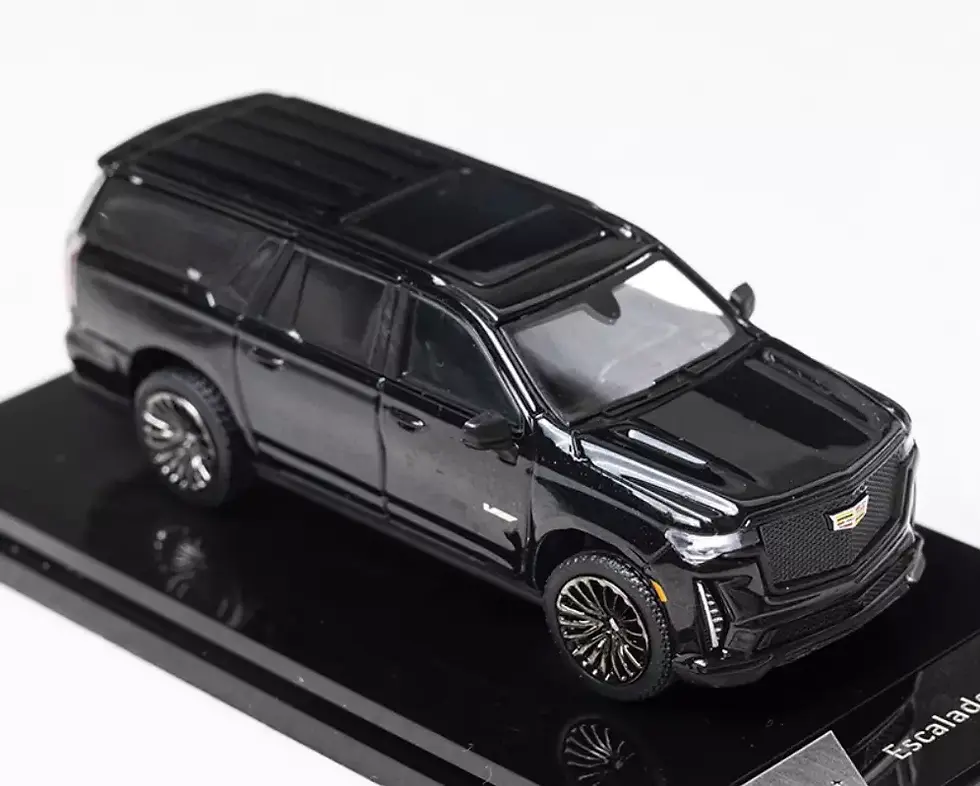 Thumbnail: CADILLAC ESCALADE ESV BLACK  1/64 SCALE DIECAST CAR MODEL BY SHADOW MODELS