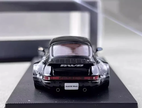 PORSCHE 930 RWB DRAGON LIVERY BLACK 1/64 DIECAST CAR BY MY MODEL