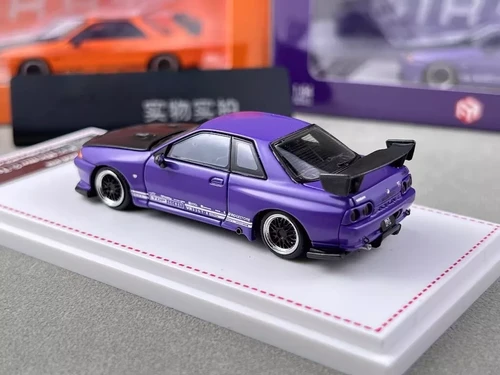 NISSAN SKYLINE GT-R R32 NISMO S-TUNE HOOD OPENS 1/64 DIECAST CAR