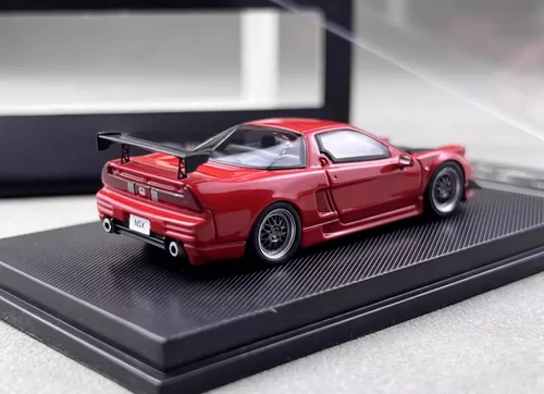 HONDA NSX MK1 NA1 RED WITH CARBON HOOD 1/64 DIECAST CAR BY MY