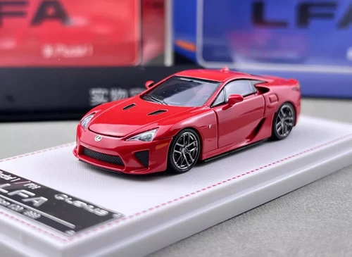 LEXUS LFA RED HOOD OPENS 1/64 DIECAST CAR MODEL BY MODEL 1 FOCAL