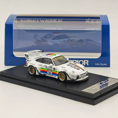 PORSCHE 911 RWB 993 #89 APPLE LIVERY 1/64DIECAST CAR MODEL