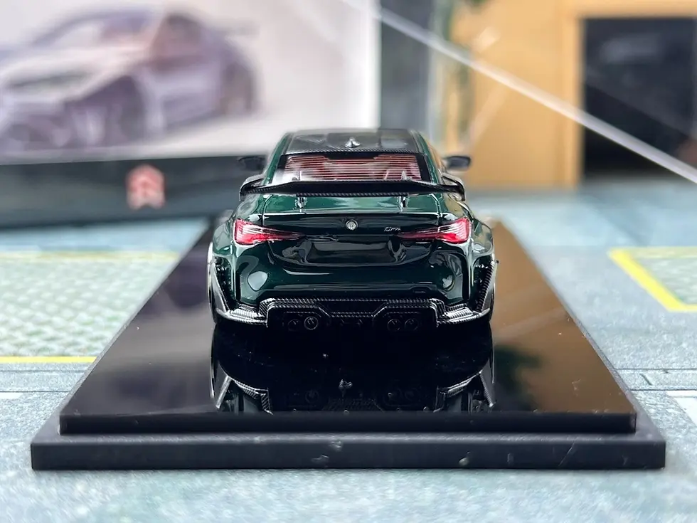 Thumbnail: BMW G82 M4 WIDE BODY CANGLING GREEN 1/64 DIECAST CAR BY STREET WARRIOR