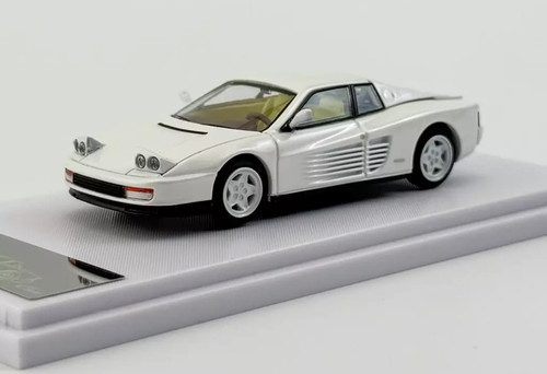 Ferrari Testarossa ホワイト 1/43 ミニカー 1:43 Kyosho FERRARI TESTAROSSA LATE VERSION White Die Cast